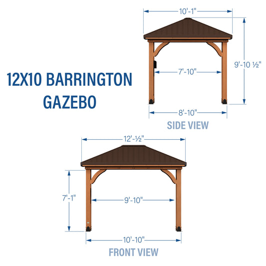 12×10 Barrington Gazebo