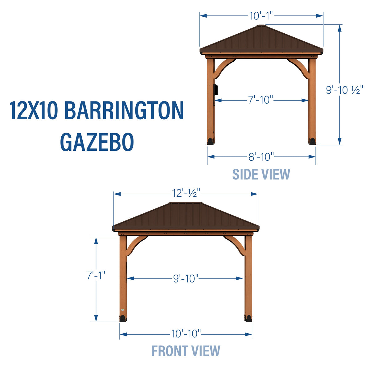 12×10 Barrington Gazebo