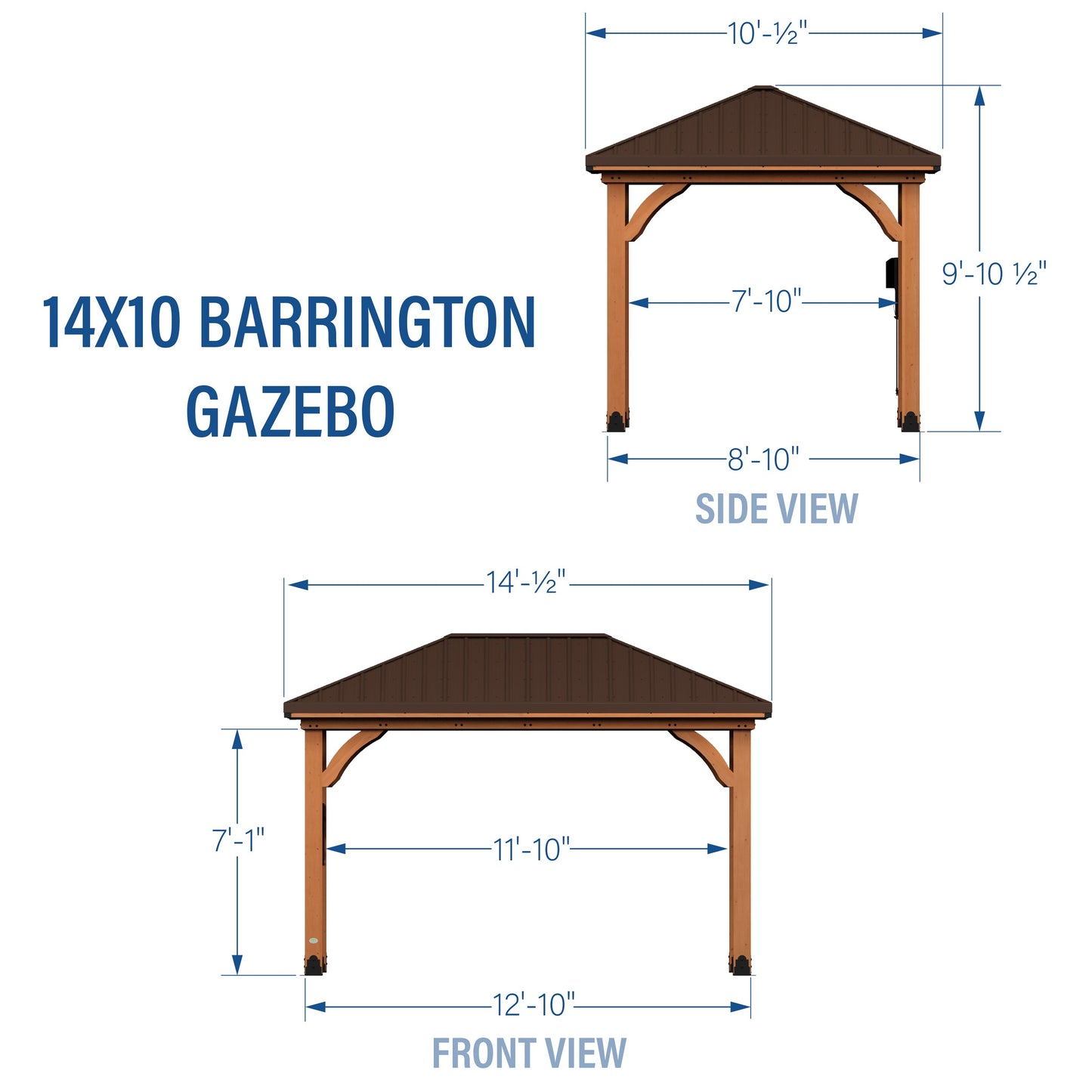 14×10 Barrington Gazebo