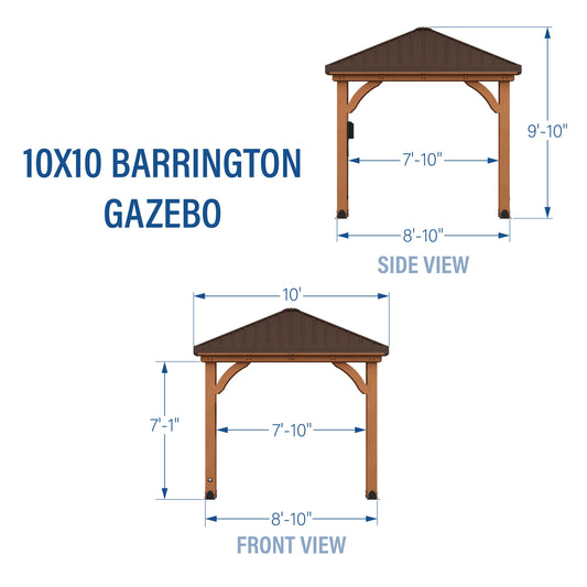 10×10 Barrington Gazebo