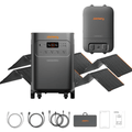 Jackery Explorer 5000 Plus Solar Generator + 2 x SolarSaga 500 X + Smart Transfer Switch
