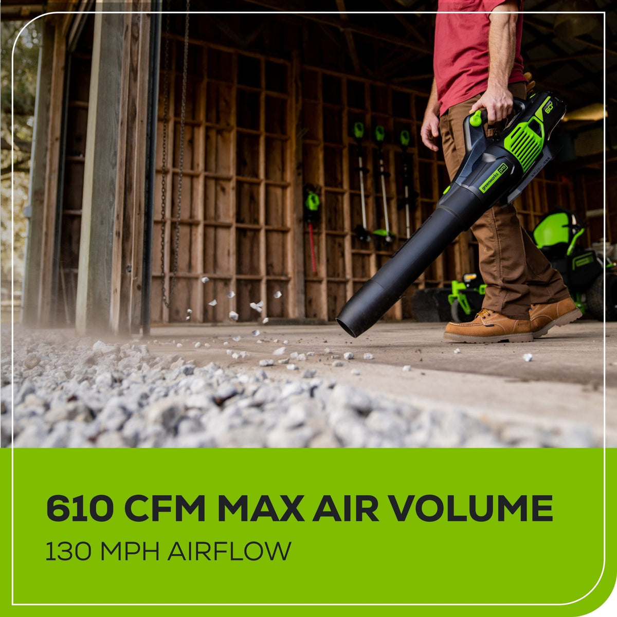 60V 25″ SP Mower 3PC Combo Kit, 16″ String Trimmer and 610CFM Blower