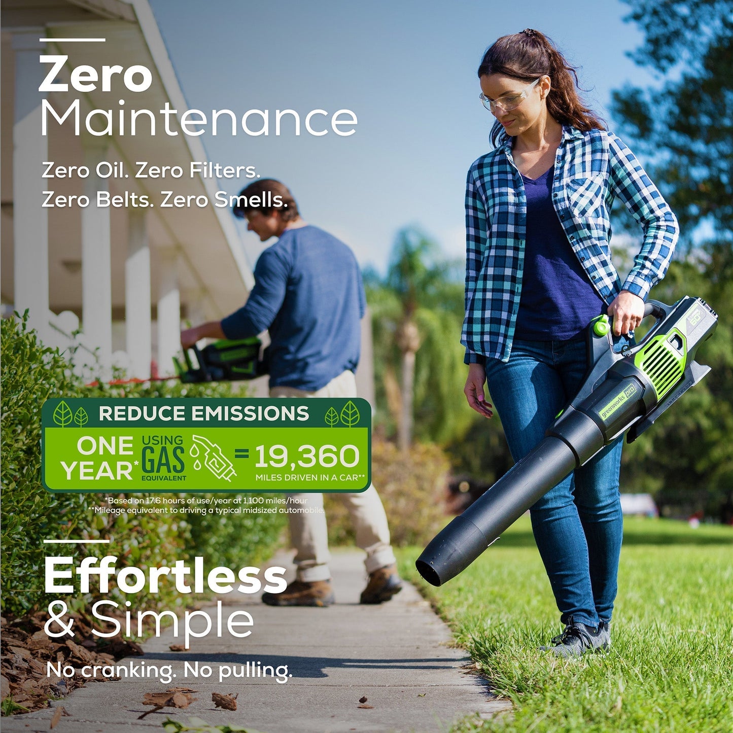 60V 25″ Cordless Battery Self-Propelled Mower Combo Kit, Blower: (2) 4.0 Ah Batteries and Dual-Port Charger