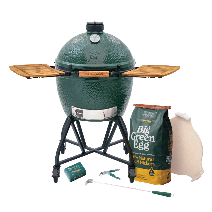 XL Big Green Egg in an intEGGrated Nest+Handler with Mates Package