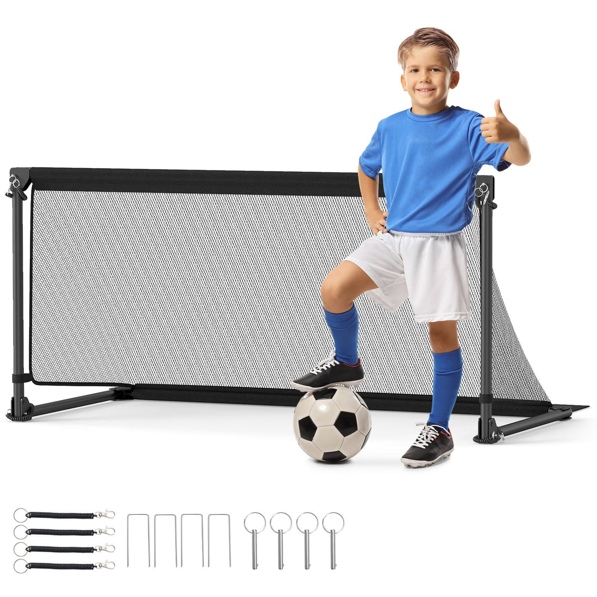 Kids pop-up soccer goal