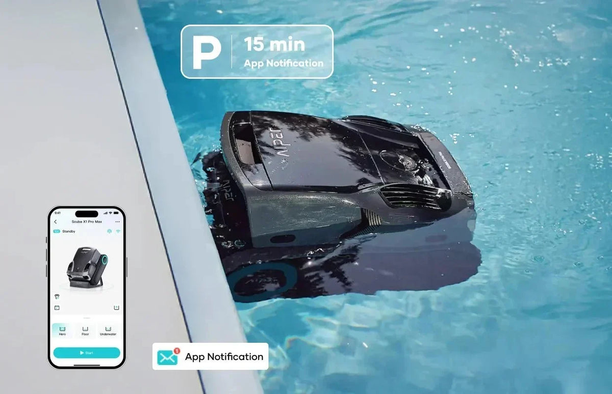 Aiper Scuba X1 Pro Max Cordless Robotic Pool Cleaner X9-US, 8500 GPH