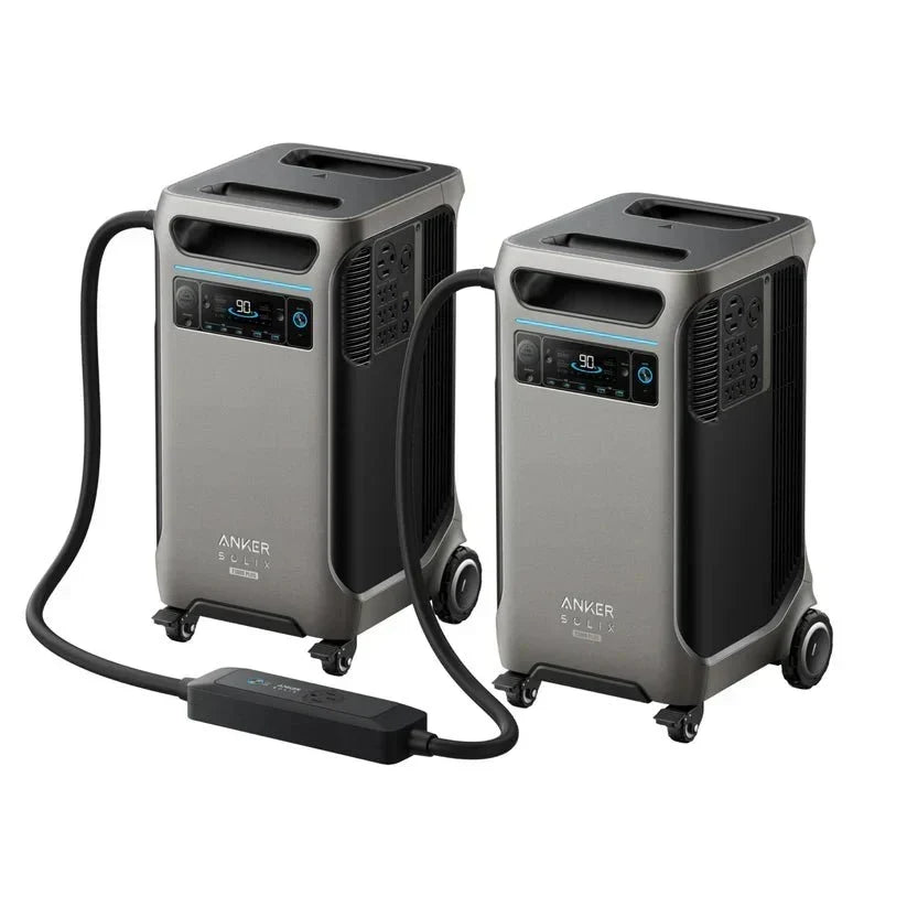 Anker SOLIX 2 x F3800 Plus Portable Power Station + Double Power Hub