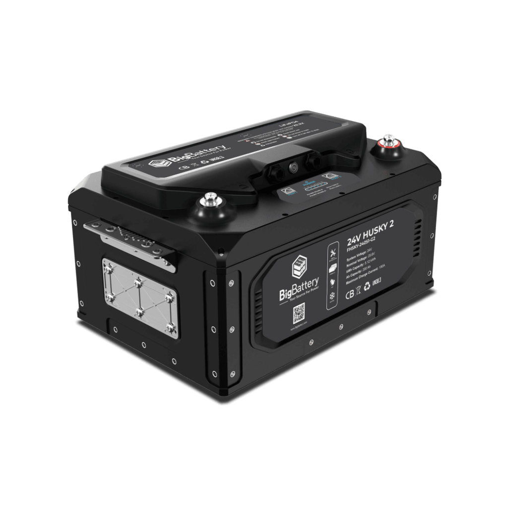 BigBattery HUSKY 2 24V 200Ah 5.12kWh LiFePO4 Battery