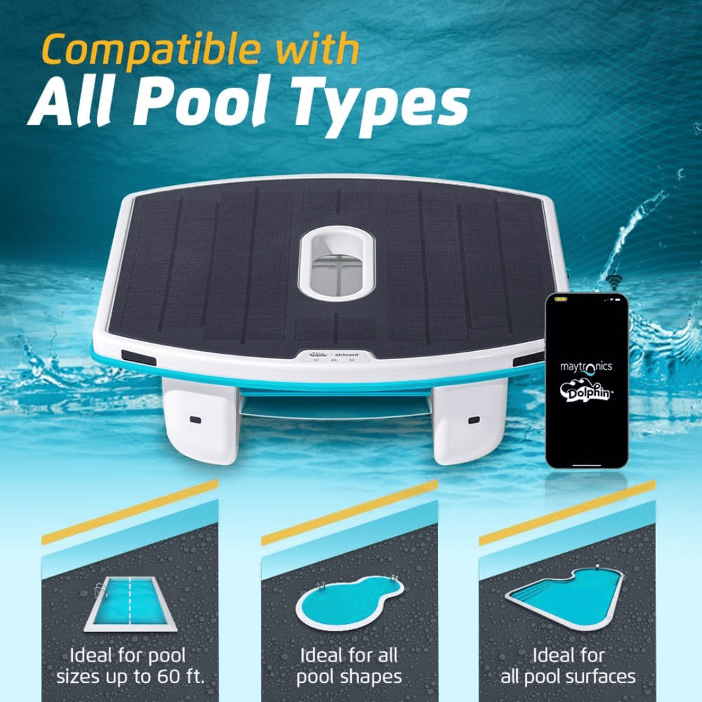 Dolphin Skimmi Solar-Powered Robotic Skimmer 24/7, 9997001