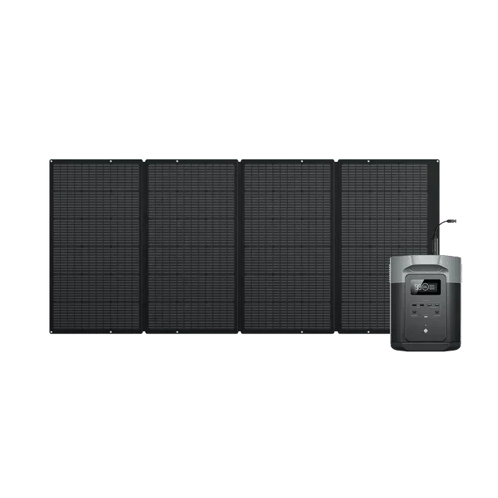 EcoFlow DELTA 2 Max + 400W Portable Solar Panel