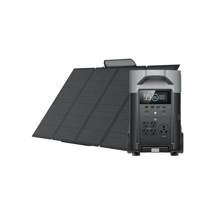 EcoFlow DELTA Pro + 400W Portable Solar Panels