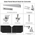 Natures Generator 10 x 410 Watt Monocrystalline Solar Panel With Solar Panel Mount Rack