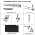 Natures Generator 2 x 410 Watt Monocrystalline Solar Panel  With Solar Panel Mount Rack