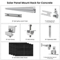 Natures Generator 4 x 410 Watt Monocrystalline Solar Panel With Solar Panel Mount Rack