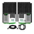 Natures Generator Lithium 3600 Solar Generator With Power Pod + 4 x 410W Monocrystalline Solar Panel
