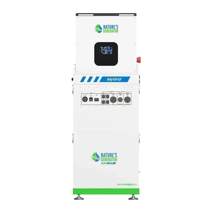 Natures Generator MyGrid 10K Whole Home Generator With Solar Battery