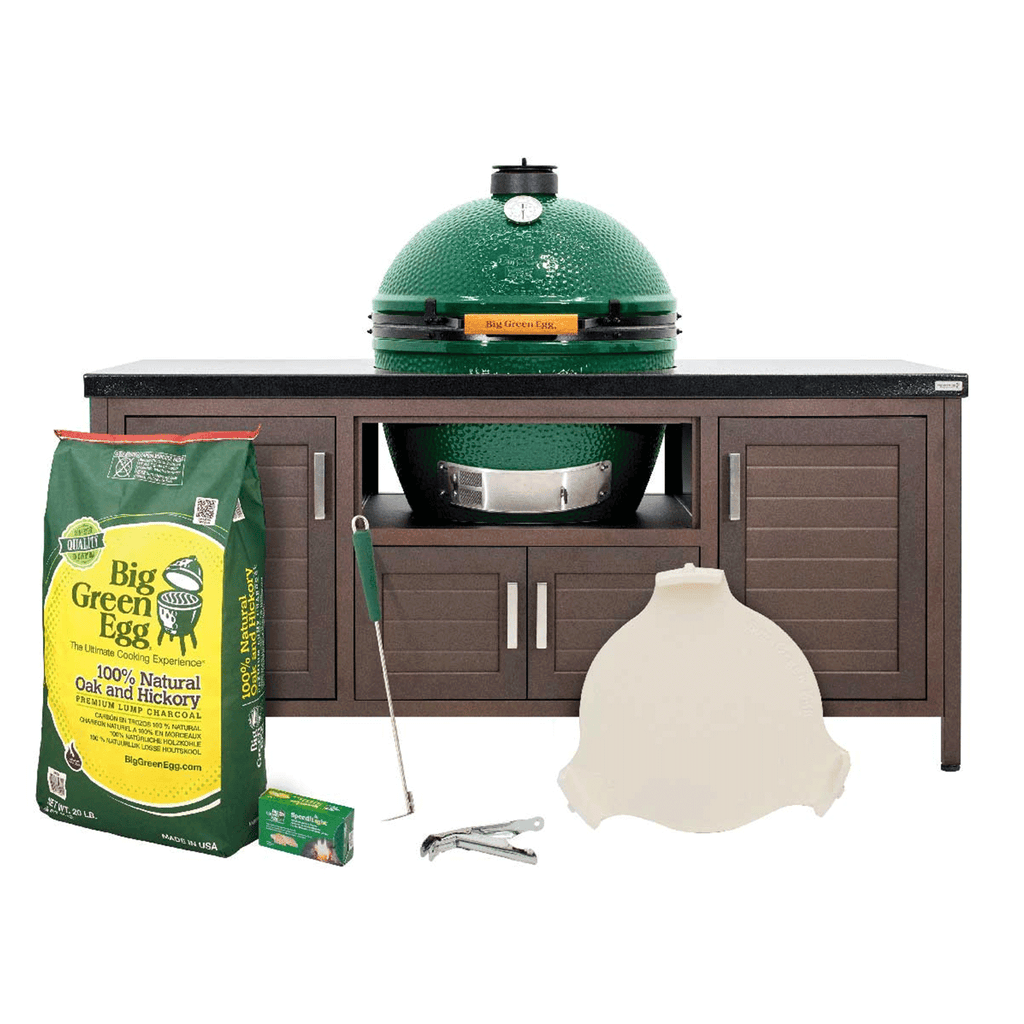 XL Big Green Egg in 69-inch Modern Farmhouse Table Package